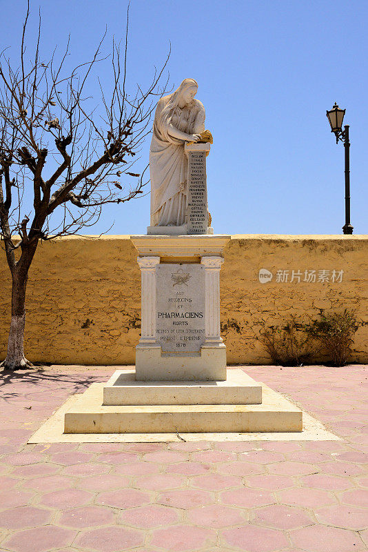 Government Square - yellow fever epidemic monument (1881), Island of Gorée, Dakar, Senegal